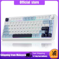 AULA F75 Mechanical Keyboard 75% 80 Key RGB Tri-Mode Wired Bluetooth 2.4G Gasket Structure Hot-swap 