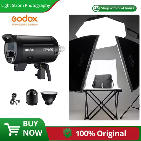Godox DP600III DP600 III 600W GN80 2.4G Built-in X System Studio Strobe Flash Light for Photography 