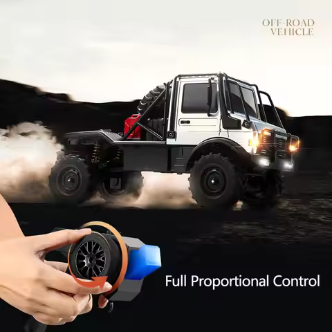 MN333 1/18 Unimog U4000 RC Car 4WD Full Proportion Off-Road Climbing Truck With Alloy Front End