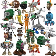 United States Foreign AI Mountain Sea Classic Wooden Stick Man Alligator All-in-One Building Blocks 