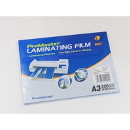 100s Promaster A4 Laminating Film Saiz A5 B5 A4 A3 100 Micron Plastic Laminate A4 Size