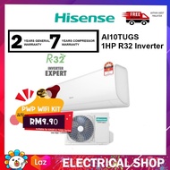 {FREE SHIPPING} Hisense Air Cond AI10TUGS 1HP R32 Inverter Air Conditioner ( TUGS )