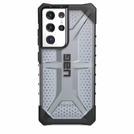 Googlehitech (ส่งจากประเทศไทย) Samsung Galaxy S21 Ultra - UAG เคส [หน้าจอ 6.8 นิ้ว] พลาสม่า [น้ำแข็ง