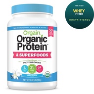 Orgain Organic Protein and Superfoods Plant Based Protein Powder