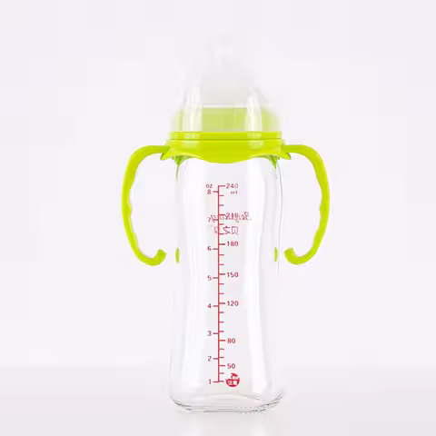 Baby Bottle Grip Handle Wide Caliber Milk Bottle Handle for Pigeon Feeding Bottle Accessories Dropsh