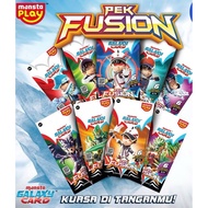 BoBoiBoy Galaxy Card Pek Fusion 1 Set Version Indonesia