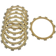 Motorcycles Friction Plate Clutch Set 7pcs Clutch Friction Plates Kit for Hyosung TE450 for Rapier G