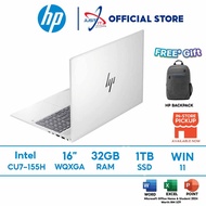 HP PAVILION PLUS 16-AB1025TU 16" LAPTOP ( CU7-155H 32GD5X 1TBSSD / 16" WQXGA / WIN11 / OFFICE OPI  )