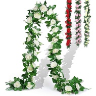 9 heads of roses crose vines flowers artificial plant vines and vines decoration wedding Christmas
