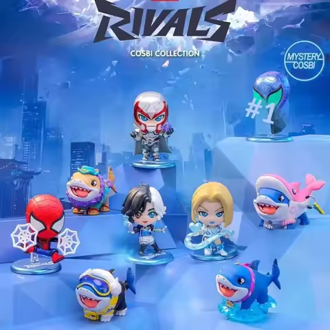 New Cosbi Marvel Rivals Series Blind Box Kawaii Mini Figurine Cosbi Collection Desktop Ornament Fash