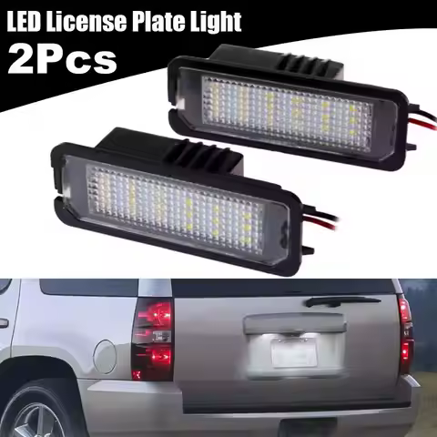 2Pcs Car License Light LED License Plate Lights For GOLF4 1997-2005 For VW Lupo 1998-2005/Scirocco 2