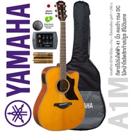 * Authorized Dealer * Yamaha® A1M กีตาร์โปร่งไฟฟ้า 41 นิ้ว คอเว้า ไม้หน้าโซลิดซิทก้าสปรูซ ปิ๊กอัพมีเ