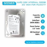 Internal Hard Disk 500GB 3.5" Inch For PC/CCTV