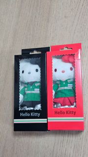 最後一隻黑色 日本限定 7-11 Sanrio Hello kitty 711 特別版店長制服造型長腿公仔
