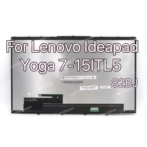 15.6'' Laptop LCD Digitizer Dispaly Replacement For Lenovo Yoga 7-15ITL5 Yoga 7 15ITL5 Yoga 7-15 82B