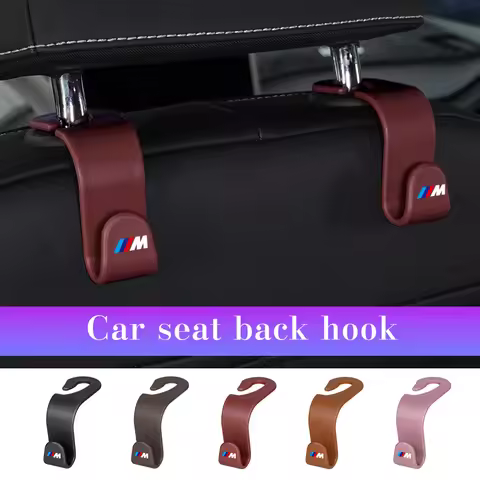 For BMW M M3 M5 E36 E39 E46 E60 E90 E91 F40 G20 G70 G30 Car Headrest Hook Seat Back Hooks for Bags C
