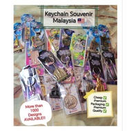 [1 PC] Malaysia Souvenir Zinc Alloy Keychain Malaysia KLCC Keychain Cenderamata Fridge Magnet Negara