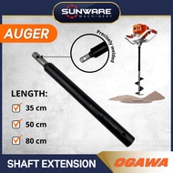 OGAWA Earth Auger Accessories - Bit Extension 30cm 50cm 80cm