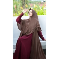 Ready Sarimbit Aden Hijab 2023 Gamis Myrtle Family Series Mewah