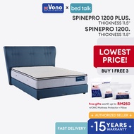 🎁 Chat us for Offer 🎁 Vono SpinePro 1200 &amp; 1200 Plus Mattress | 11.5 Inches Tilam 床垫 | 15 Years Warranty | SpinePro