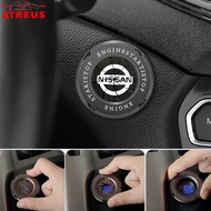 Nissan Car Ignition Switch Ring Engine Start Stop Button Cover For Almera Sentra n16 Serena Grand Li