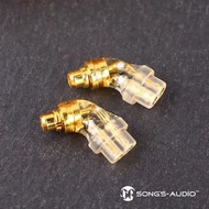 IE900 300 600 AKG N5005可用 公-MMCX To 母-QDC純銅轉接插頭