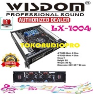 Wisdom LX-1004 4-channel Power Amplifier Original