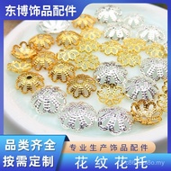 Pemegang Bunga Corak Titik Besi 10,000 Keping Setiap Pek Aksesori Barang Kemas DIY dengan Lubang Bor