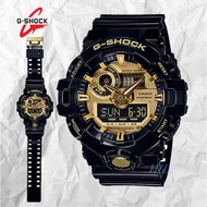 นาฬิกาข้อมือCasio GShock รุ่น GA-710GB-1ADR สีดำหน้าปัดทอง สายเรซิ่น สินค้าขายดี