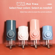 （Pet Time）Automatic pet water feeder cat dog water dispenser Hanging pet water cup Hanging cage pet 