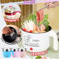 MULTI COOKER 1.5L/1.8L Non Stick Electric Pot /Mini Rice Cooker With Steamer Ceramic Frying Pan Pot 