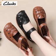 Clarks Sandals Shoes new pita woman clarks Women Genuine Leather flat Sandals