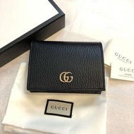 正全新Gucci marmont 黑色短夾（可當零錢包名片夾中夾