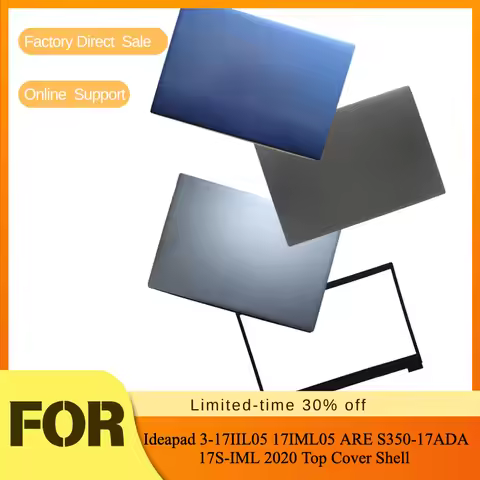 Laptop LCD Back Case & Screen Front Bezel Frame For Lenovo Ideapad 3-17IIL05 17IML05 ARE S350-17ADA 