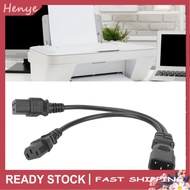 henye Y Splitter C14 to C13 and C19 Power Extension Cable  Single IEC 320 Male + Female Adapter Cord