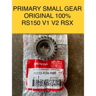 RS150 PRIMARY SMALL GEAR DRIVE GEAR CLUTCH SMALL GEAR ORIGINAL 100% HONDA FOR RS150 V1 V2 RSX 23123-