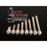8 Bolts M5 Bolts Custom Stainless Steel L4 Bolts, Universal Titanium Model, Anti-Rust Motorcycle Bol