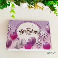 RUNNY 3D Birthday Cake Greeting Card Light and Sound 3D Birthday Greeting Card