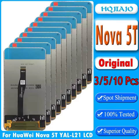 3/5/10 PCS Original LCD Display For Huawei Nova 5T YAL-L21 L61A L71A LCD Screen Touch Display Digiti