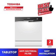 Toshiba Dishwasher with High-Standard Hygiene DW-08T1(S)-MY / DW-14F1(S)-MY / DW-14F2(BS)-MY