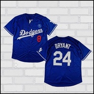 KB X Dodgers Baseball Jersey Embroidery biru | Baseball Basketball Shirt