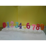 NUMBER CANDLE / Lilin nombor