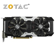 ZOTAC การ์ดจอดั้งเดิม GTX 1060 6GB GPU การ์ดแสดงผลสำหรับ GeForce NVIDIA 6GD5 GTX1060 192Bit เดสก์ท็อปแผนที่ PCI-E X16 HDMI ใช้ CPD