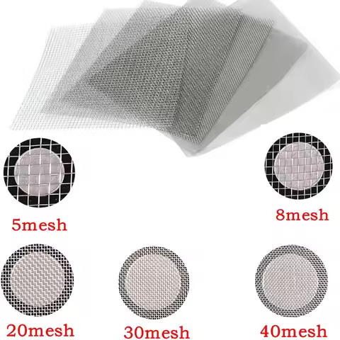 1pcs Stainless Steel Mesh 15x30cm 5-40 Mesh Stainless Steel Micron Filter Stainless Steel Screening 