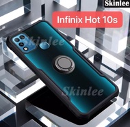INFINIX HOT 10S SOFT CASE SILIKON HARD COVER RING CASING HANDPHONE