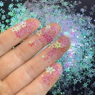 Laser Hollow Star Manicure Sequins Influencer Hot-selling Five-pointed Star Star Nail Decoration Pat