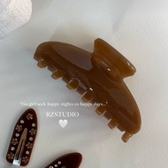 Kẹp Tóc Acetate Kiểu Pháp Cổ Điển Minimalist Cổ Điển Kẹp Tóc Sau Đầu Kẹp Tóc Thời Trang Phụ Kiện Tóc