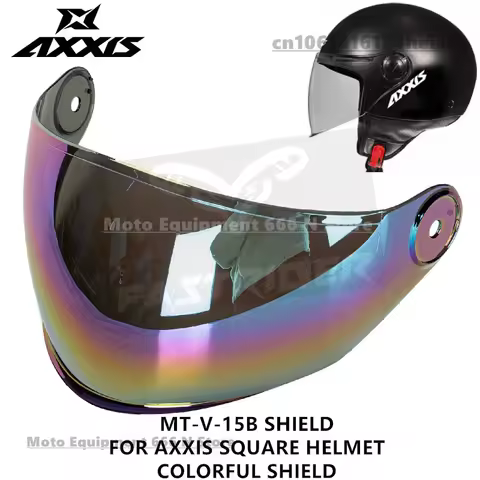 AXXIS Square Helmet Shield Is Suitable for AXXIS Half Helmet MT-V-15B Lenses Original AXXIS Windshie