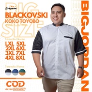KEMEJA Koko shirt big size xxxl xxxxl xxxxxl 6XL 7XL 8XL men's koko shirt short sleeve jumbo 8XL 7XL