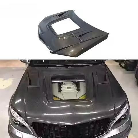 W204 C63 High Quality Carbon Fiber Engine Bonnet Hood for C-Class W204 C63